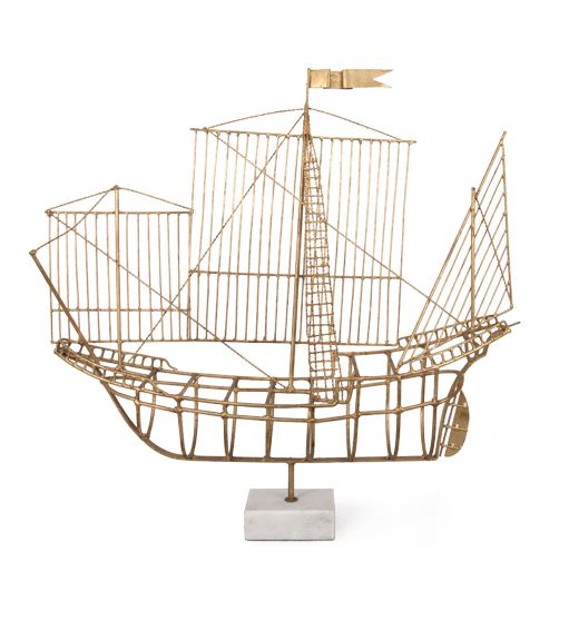 Nautical Decor Model Ship made from Wood