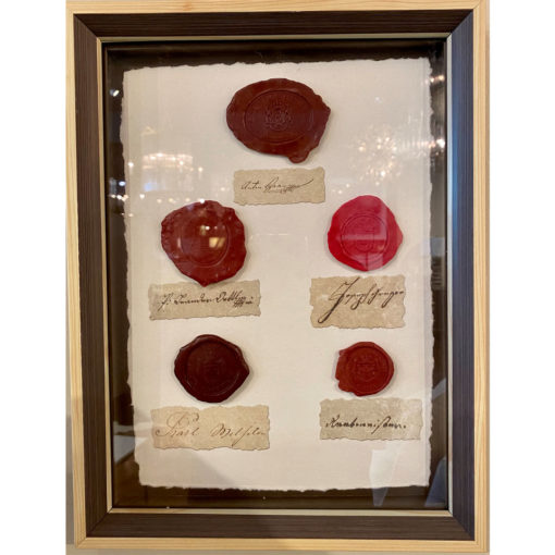 Framed Wax Seals, France