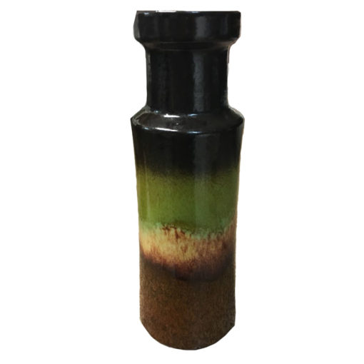 Small Green Brown Ceramic Vase from Germany, 1970 1