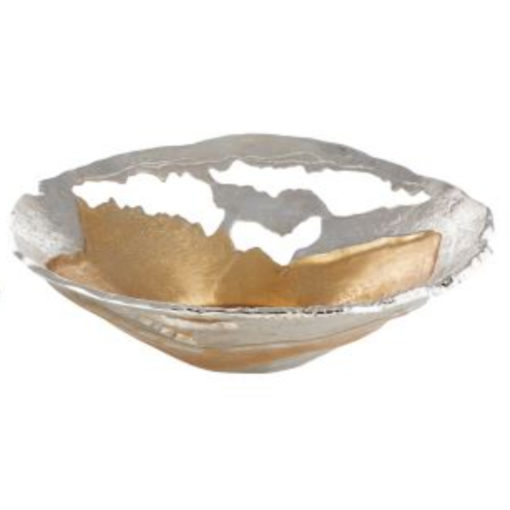 Large Decorative Bowl in Gold and Silver 1