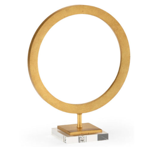 Gold Circle Statue 1