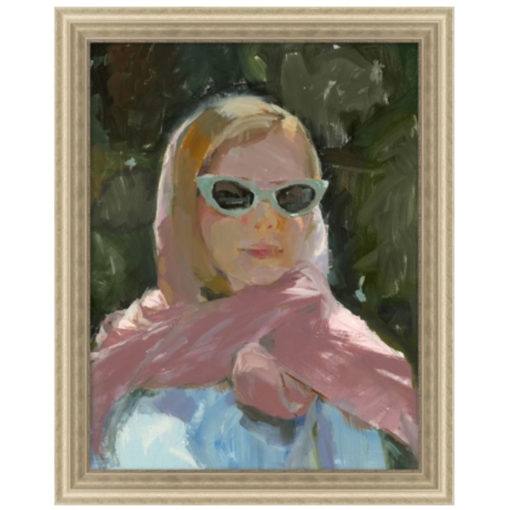 Lady with Pink Scarf