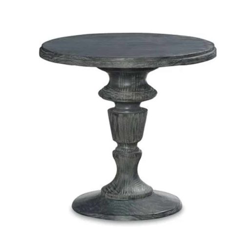 Dorset Lamp Table in Charcoal Ceruse Finish 1