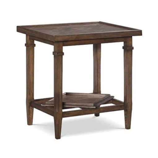 Whitlow Lamp Table in Sepia Finish 1