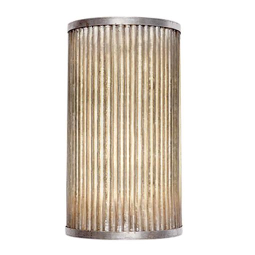 Burnished Silver Leaf Sconce 1