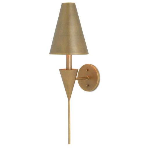 Modern Completely Brass Wall Sconce