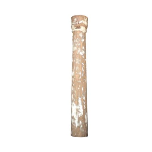 Antique Wooden Columns with Distressed White Painted Finish