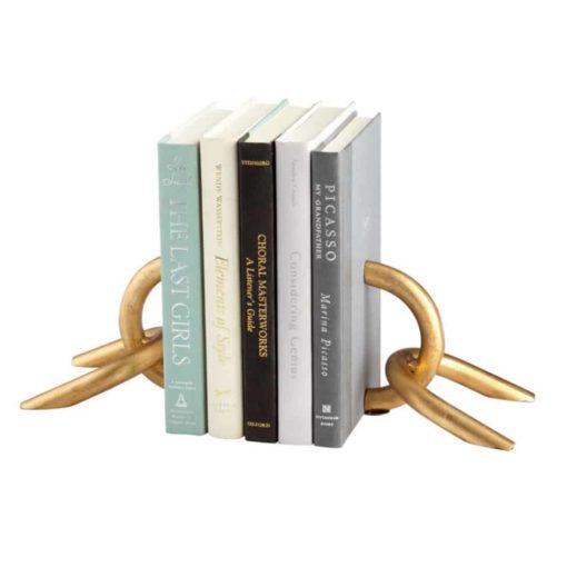 Gold Lock Bookends 1