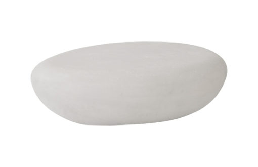 River Stone Large Ivory Coffee Table. Suitable for Outdoor Use 1