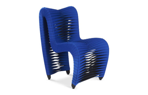 Seat Belt Dining Chair Blue/Black