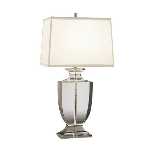 Classic Clear Lead Crystal Table Lamp 1