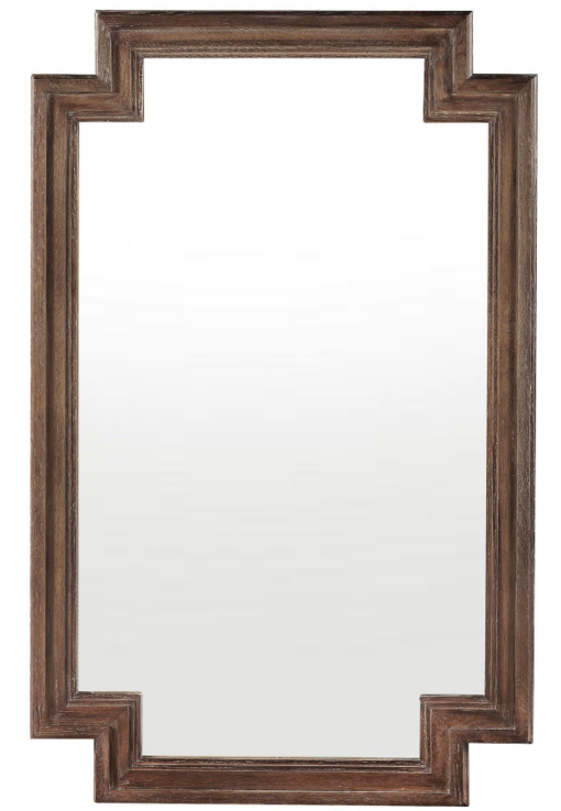 Mirror with Oak Frame 1