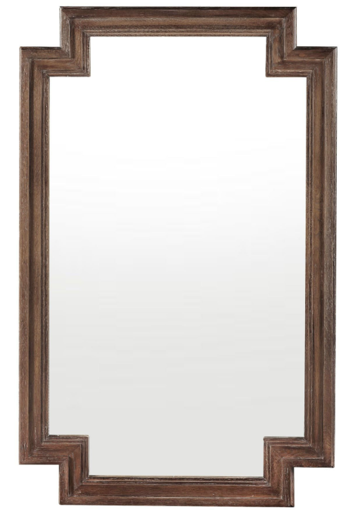 Mirror with Oak Frame