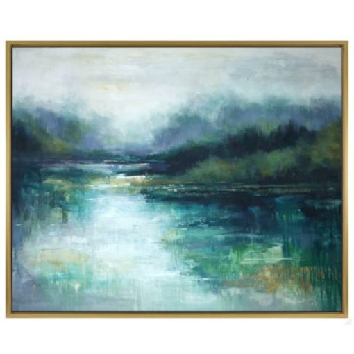 Anna's Cove II w/ Laguna Gold Frame - Hand Painted.