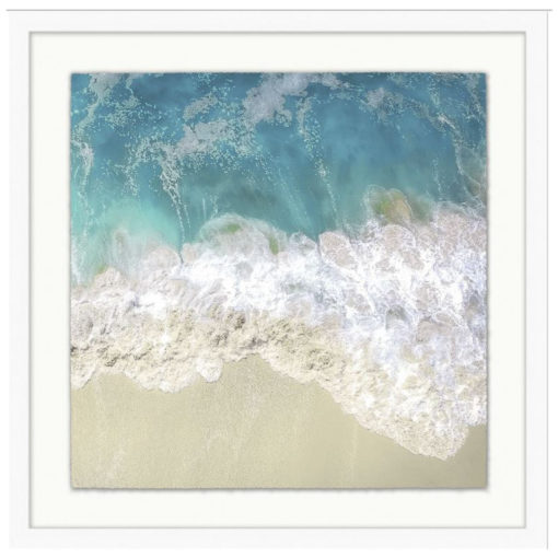 Waves Crashing Framed in Shadowbox 1