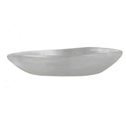 Large Freeform Artisan Selenite Bowl 1