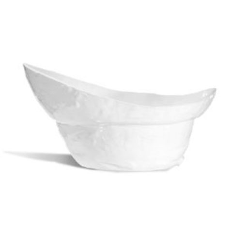 White Ceramic. Bowl Hand Made in Peru