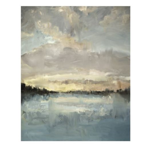 Dawn at the Lake Artist Enhanced Giclee on Canvas