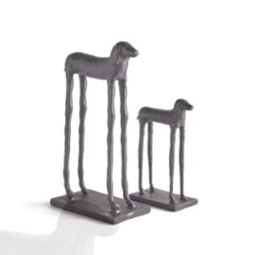 Pair of Hounds in Bronze LG 1
