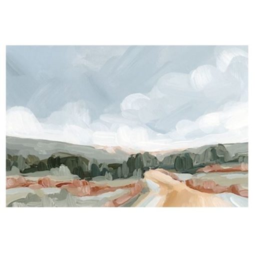 Trail to Horseshoe Giclee in Buff Frame 1