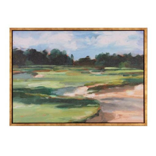 Golf Course Study II on Canvas