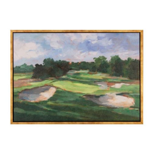Golf Course Study III on Canvas 1