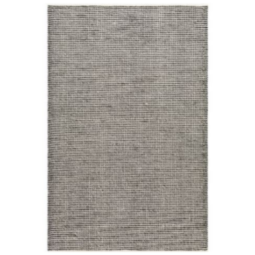 100% Recycled PET Yard Rug in Light Beige, Off-White & Black