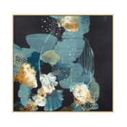 Emerging Spring 2 on Canvas in Gold Frame