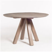Round Dining Table In Minted Ash