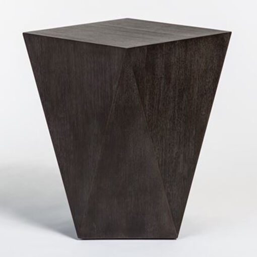 Accent Table in Brushed carbon