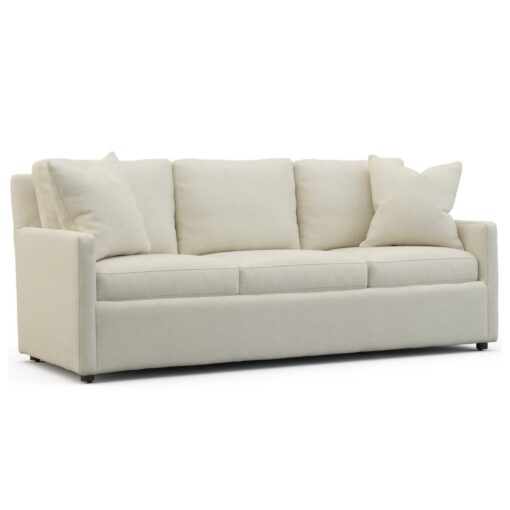 Sherrill Sofa w/ Loose Pillow Back & Narrow Track Arm in Rockmoor Ivory