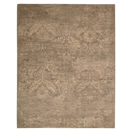 Silken Allure Silk and Wool Rug in Mushroom