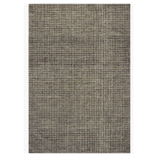 100% Wool Rug with Grid-like Pattern