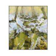 Teng Fei's Reflections Of Nature On Canvas With Frame