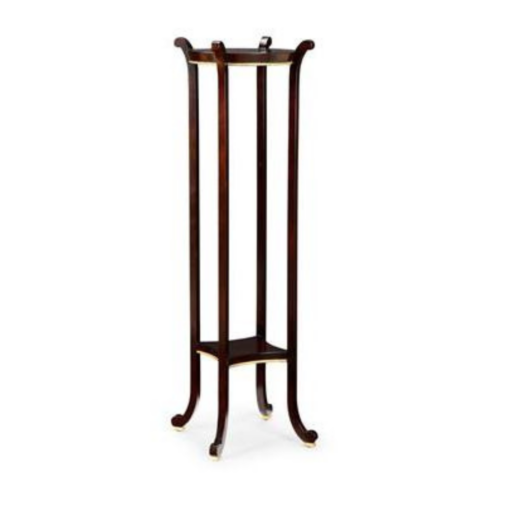 Paris Fern Stand in Wood w/ Dark Brown Finish