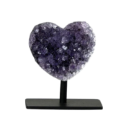 Large Amethyst Heart on Stand