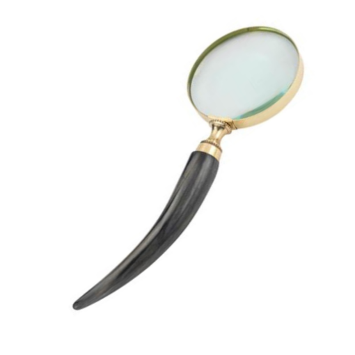 Magnifier w/ Water Buffalo Tusk